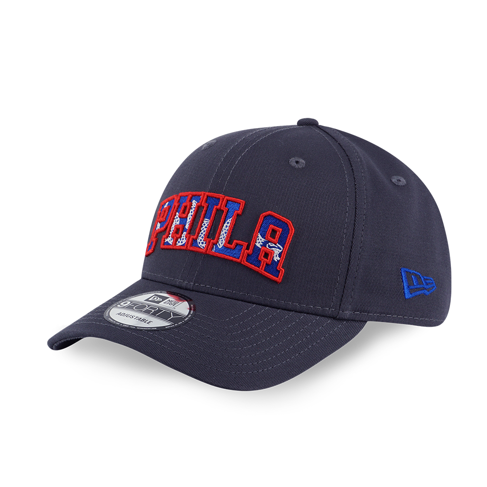 PHILADELPHIA 76ERS NBA BALLER ERA GRAPHITE 9FORTY CAP