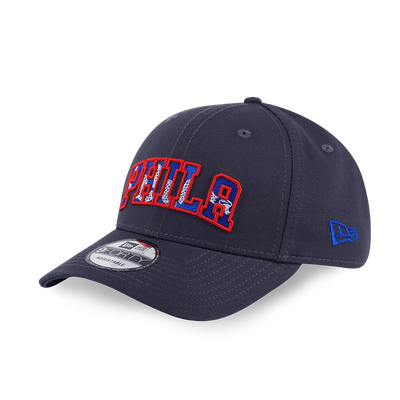 PHILADELPHIA 76ERS NBA BALLER ERA GRAPHITE 9FORTY CAP