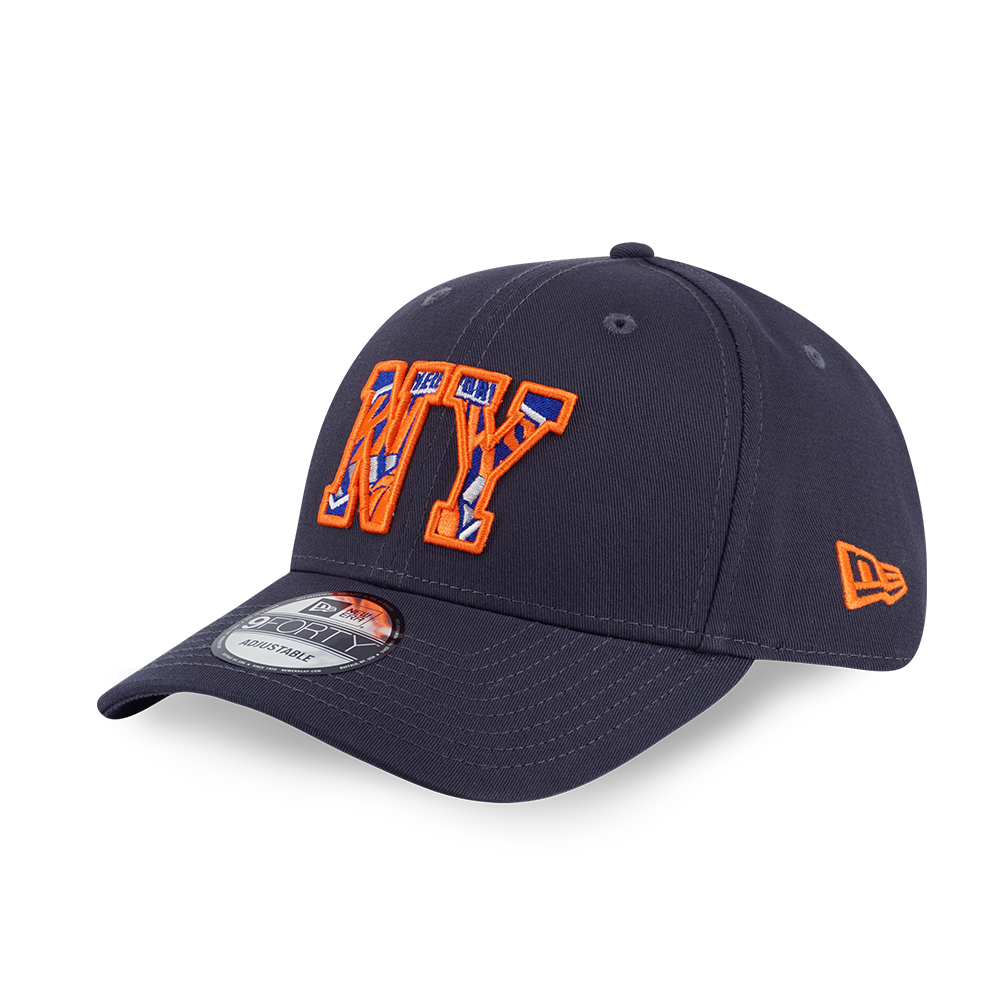 NEW YORK KNICKS NBA BALLER ERA GRAPHITE 9FORTY CAP