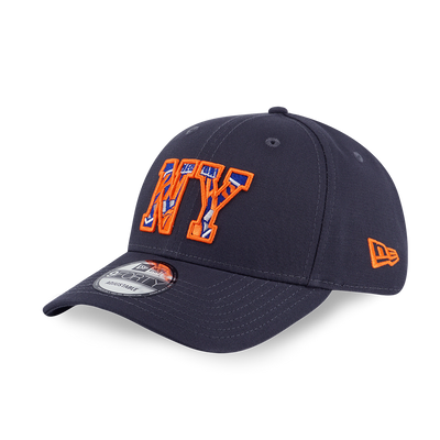 NEW YORK KNICKS NBA BALLER ERA GRAPHITE 9FORTY CAP