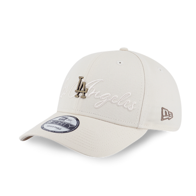 LOS ANGELES DODGERS MLB METAL CREST LIGHT CREAM 9FORTY CAP