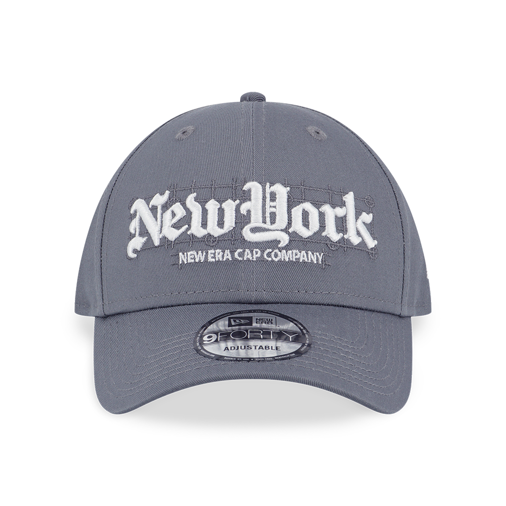 NEW ERA ODE TO NY GRAY 9FORTY CAP