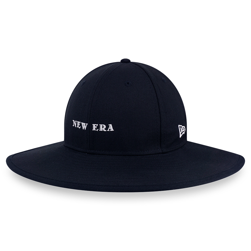 NEW ERA BASIC BLACK 6 PANEL FITTED WIDE BRIM BUCKET