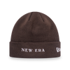 NEW ERA BASIC DARK COFFEE 6 DART CUFF BEANIE