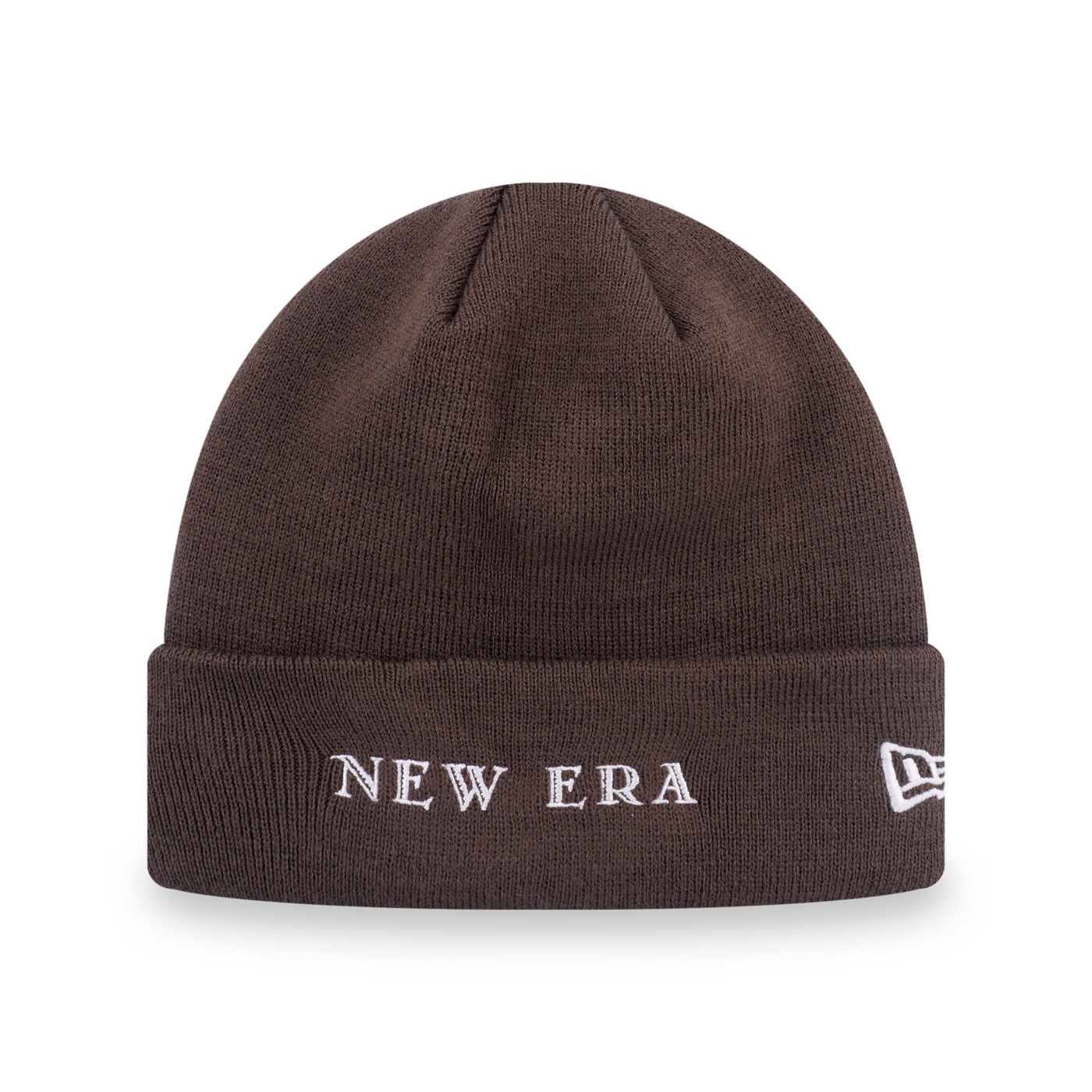 NEW ERA BASIC DARK COFFEE 6 DART CUFF BEANIE