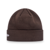 NEW ERA BASIC DARK COFFEE 6 DART CUFF BEANIE