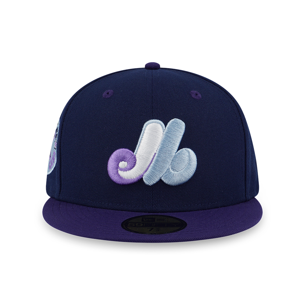 59FIFTY PACK - STELLAR SHADOWS MONTREAL EXPOS COOPERSTOWN OCEANSIDE BLUE 59FIFTY CAP