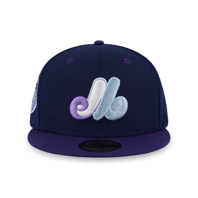 59FIFTY PACK - STELLAR SHADOWS MONTREAL EXPOS COOPERSTOWN OCEANSIDE BLUE 59FIFTY CAP