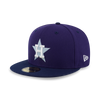 59FIFTY PACK - STELLAR SHADOWS HOUSTON ASTROS COOPERSTOWN OCEANSIDE BLUE 59FIFTY CAP