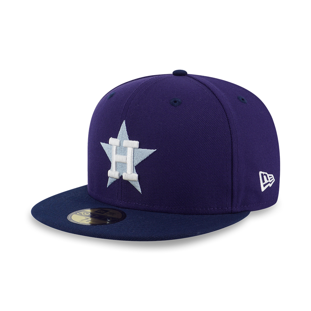 59FIFTY PACK - STELLAR SHADOWS HOUSTON ASTROS COOPERSTOWN OCEANSIDE BLUE 59FIFTY CAP