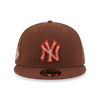 59FIFTY PACK - SMOKY SIZZLE NEW YORK YANKEES COOPERSTOWN TOFFEE 59FIFTY CAP