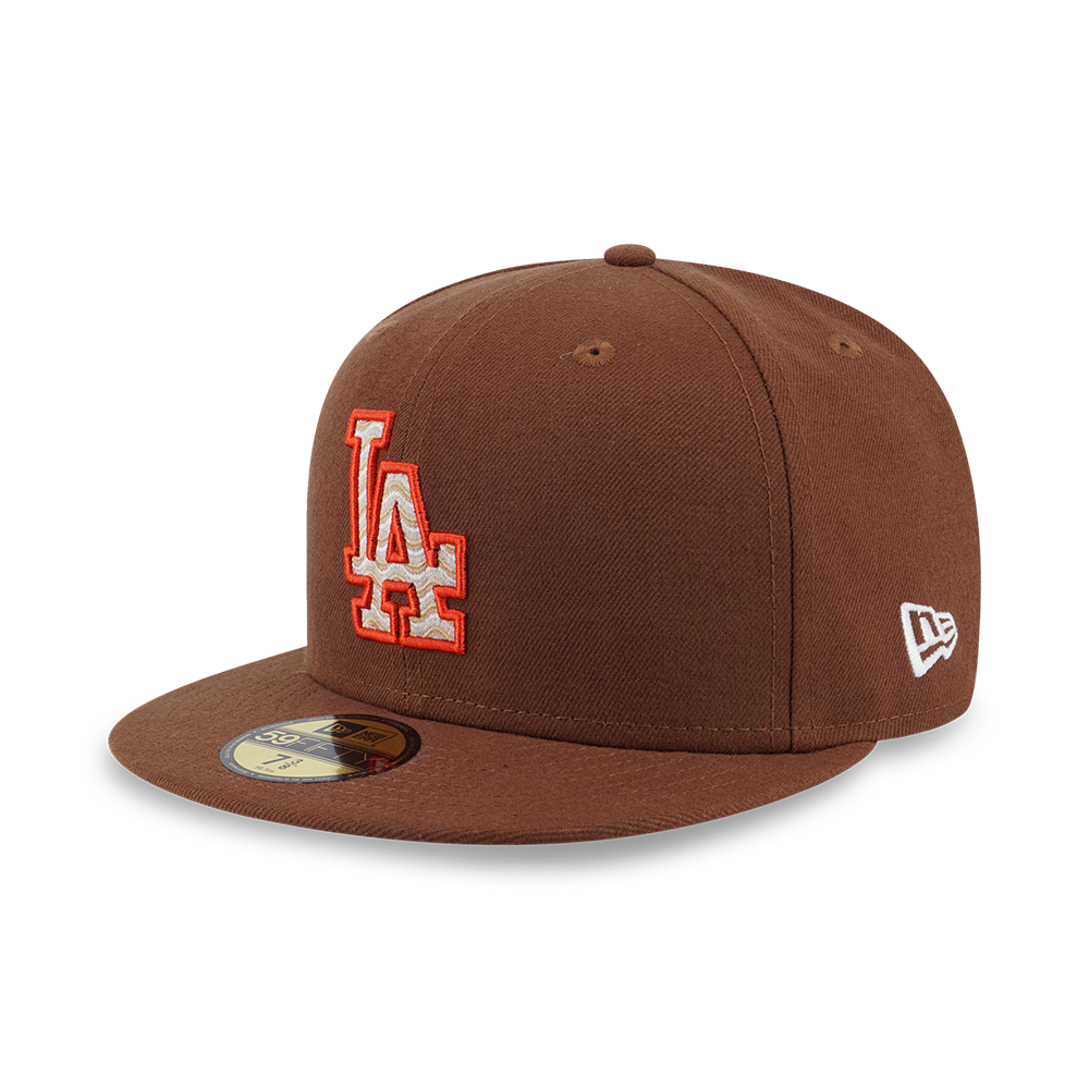 59FIFTY PACK - SMOKY SIZZLE LOS ANGELES DODGERS COOPERSTOWN TOFFEE 59FIFTY CAP