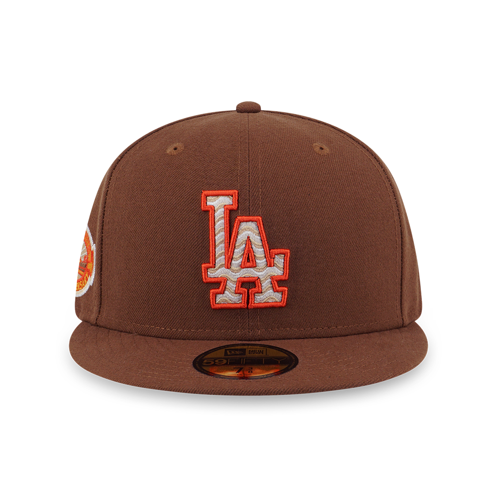 59FIFTY PACK - SMOKY SIZZLE LOS ANGELES DODGERS COOPERSTOWN TOFFEE 59FIFTY CAP