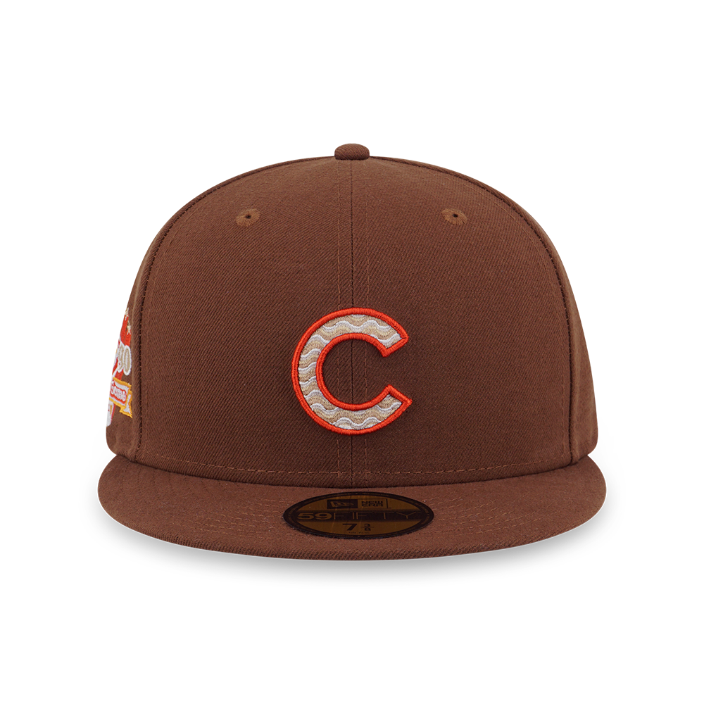 59FIFTY PACK - SMOKY SIZZLE CHICAGO CUBS COOPERSTOWN TOFFEE 59FIFTY CAP