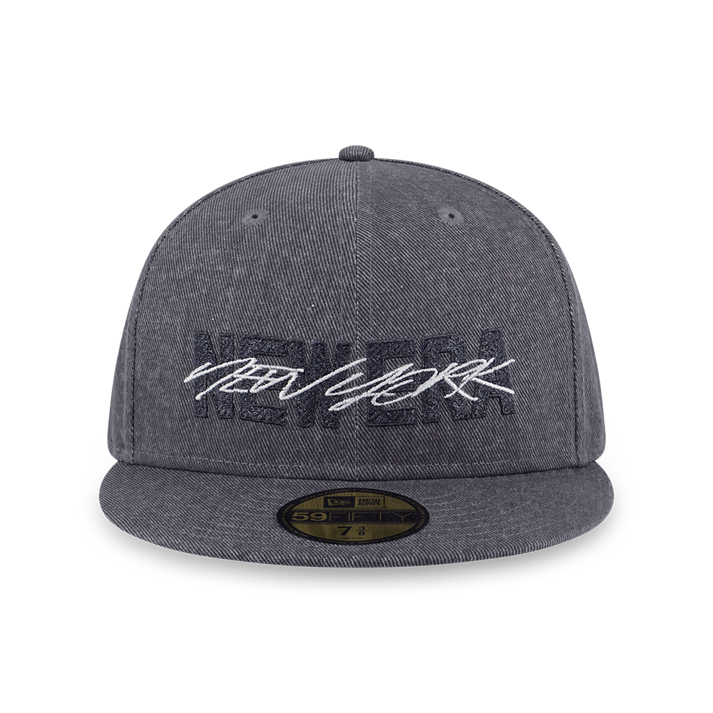 NEW ERA ODE TO NY GRAY 59FIFTY CAP