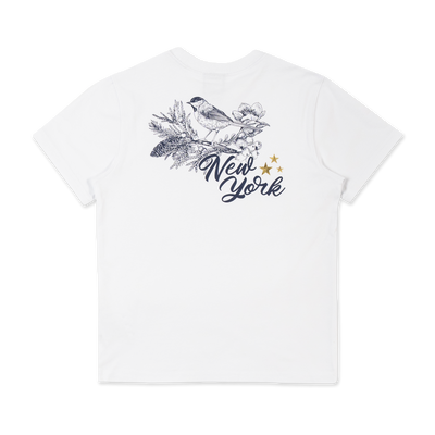 NEW ERA WINTER WHISPER WHITE SHORT SLEEVE T-SHIRT