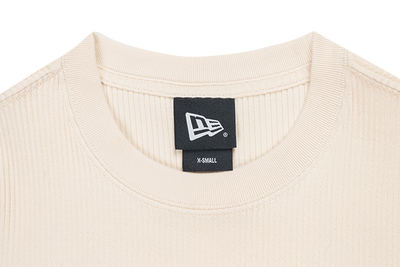 LOS ANGELES DODGERS COLOR ERA LIGHT CREAM WOMEN CROP RIB TEE