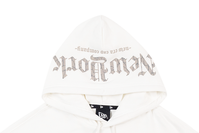 NEW ERA ODE TO NY WHTE WOMEN CROP HOODIE