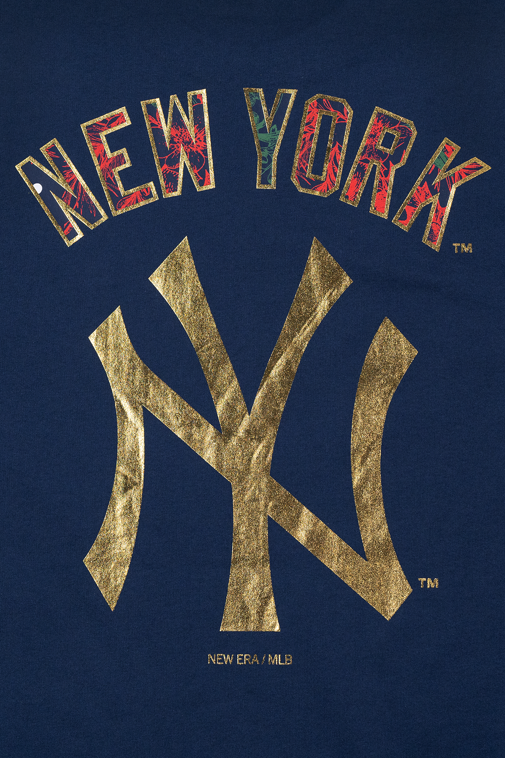 NEW YORK YANKEES WINTER WHISPER OCEANSIDE BLUE SHORT SLEEVE T-SHIRT