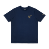 NEW YORK YANKEES WINTER WHISPER OCEANSIDE BLUE SHORT SLEEVE T-SHIRT