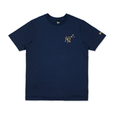 NEW YORK YANKEES WINTER WHISPER OCEANSIDE BLUE SHORT SLEEVE T-SHIRT