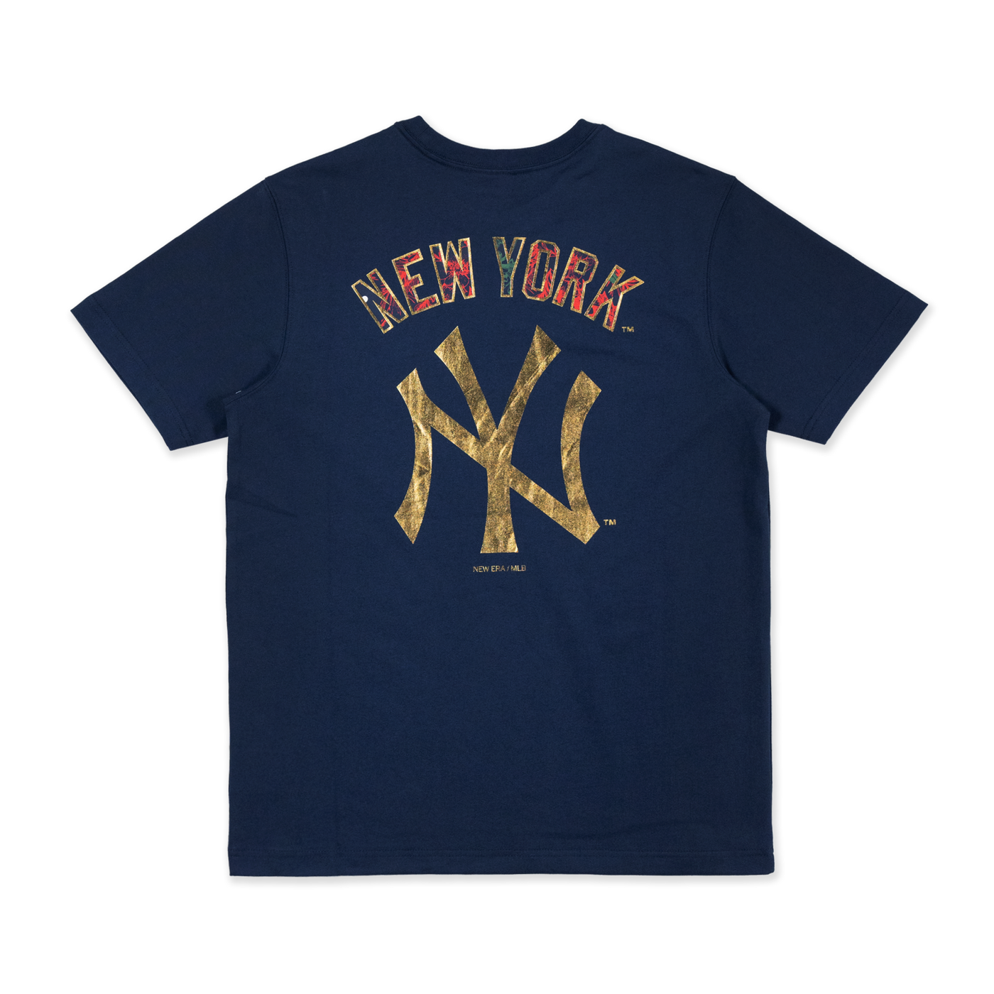 NEW YORK YANKEES WINTER WHISPER OCEANSIDE BLUE SHORT SLEEVE T-SHIRT