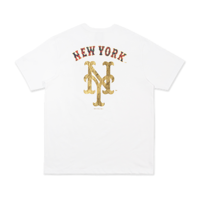 NEW YORK METS WINTER WHISPER WHITE SHORT SLEEVE T-SHIRT