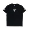 LAS VEGAS RAIDERS TINT BRUSH BLACK SHORT SLEEVE T-SHIRT