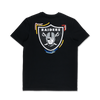 LAS VEGAS RAIDERS TINT BRUSH BLACK SHORT SLEEVE T-SHIRT