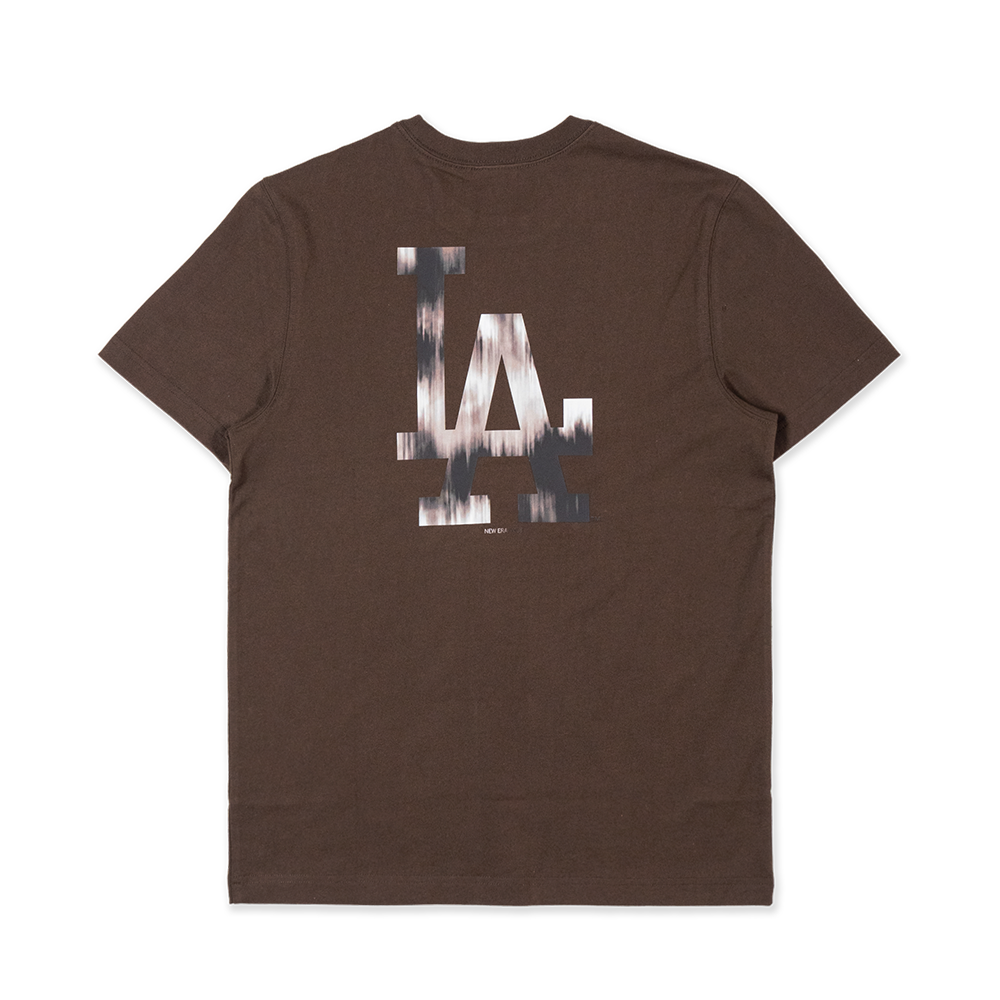 LOS ANGELES DODGERS SURREAL NATURE CHOCOLATE SHORT SLEEVE T-SHIRT