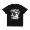 OAKLAND RAIDERS HALL OF NFL CHAMPIONS BLACK SHORT SLEEVE T-SHIRT