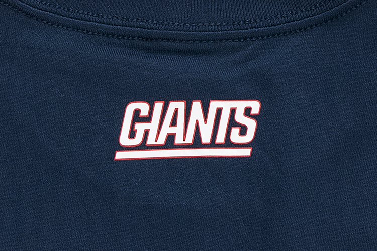 NEW YORK GIANTS HALL OF NFL CHAMPIONS OCEANSIDE BLUE SHORT SLEEVE T-SHIRT