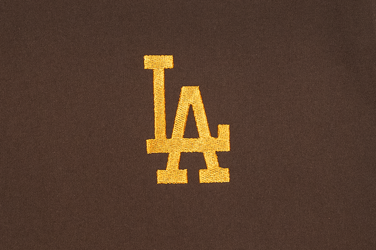 LOS ANGELES DODGERS COLOR ERA CHOCOLATE SHORT SLEEVE T-SHIRT