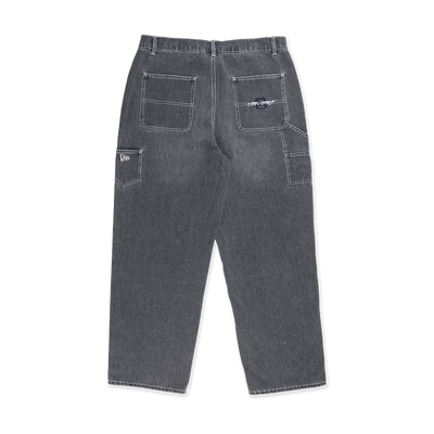 NEW ERA ODE TO NY BLACK DENIM LOOSE FIT PANTS