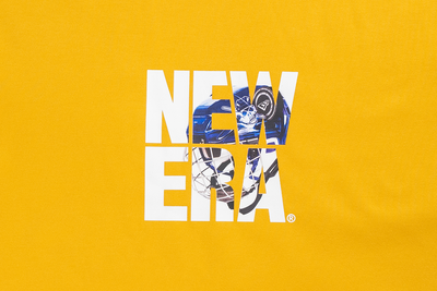 NEW ERA STREET DANGLE YELLOW MUSTARD OVERSIZED SHORT SLEEVE T-SHIRT