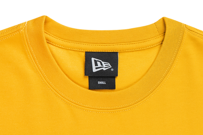 NEW ERA STREET DANGLE YELLOW MUSTARD OVERSIZED SHORT SLEEVE T-SHIRT