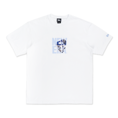 NEW ERA STREET DANGLE WHITE OVERSIZED SHORT SLEEVE T-SHIRT