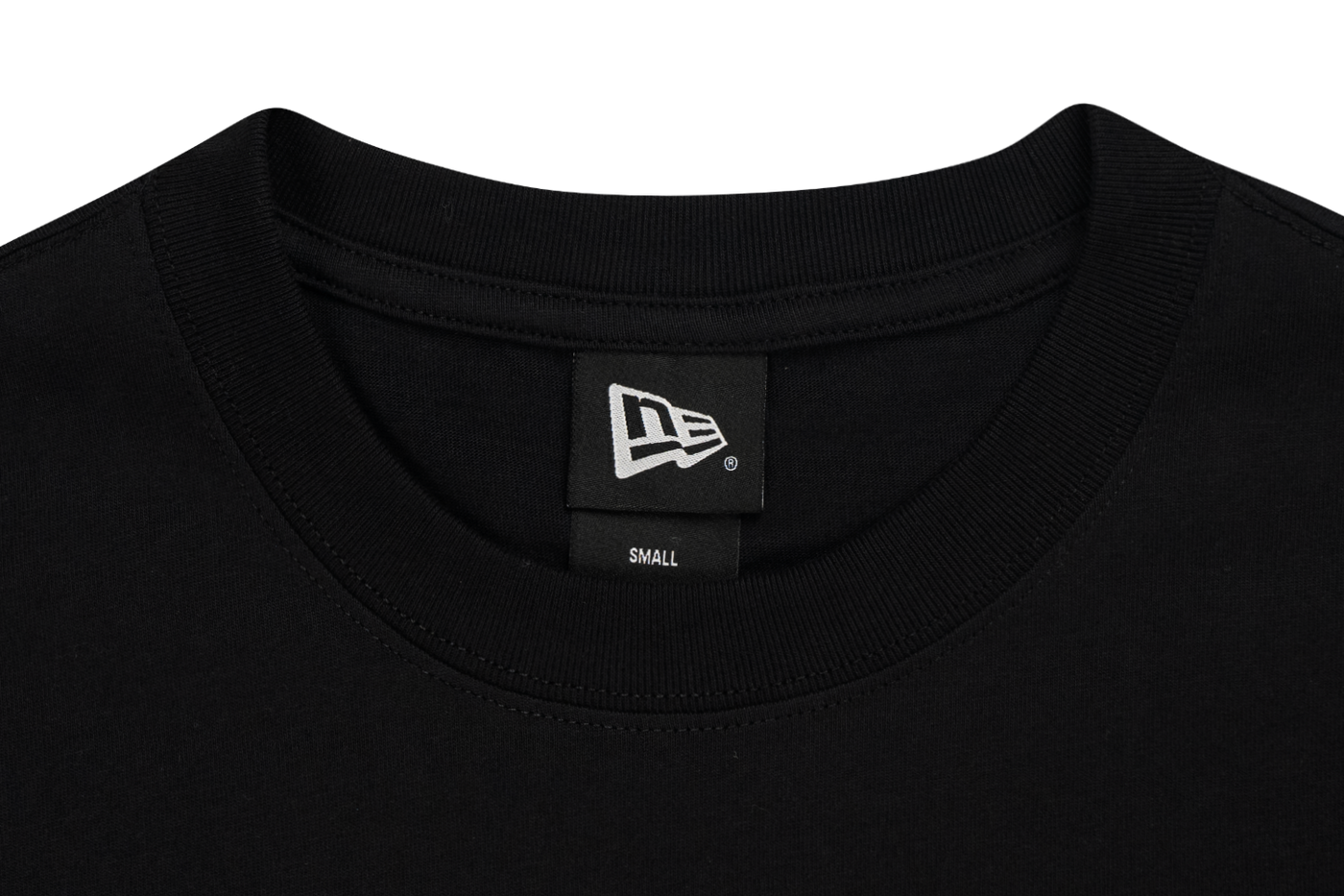 NEW ERA BASIC BLACK OVERSIZED SHORT SLEEVE T-SHIRT