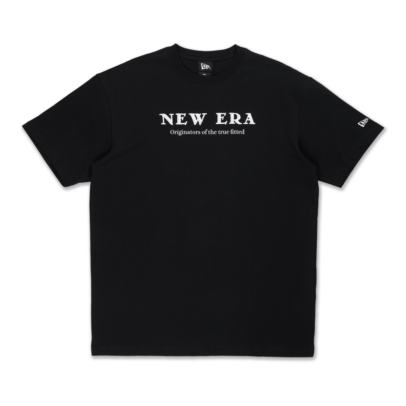 NEW ERA BASIC BLACK OVERSIZED SHORT SLEEVE T-SHIRT