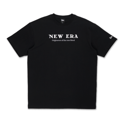 NEW ERA BASIC BLACK OVERSIZED SHORT SLEEVE T-SHIRT