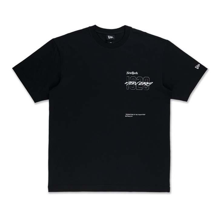 NEW ERA ODE TO NY STATUE OF LIBERTY BLACK OVERSIZED SHORT
