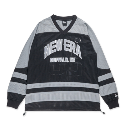 NEW ERA STREET DANGLE BLACK LONG SLEEVE JERSEY