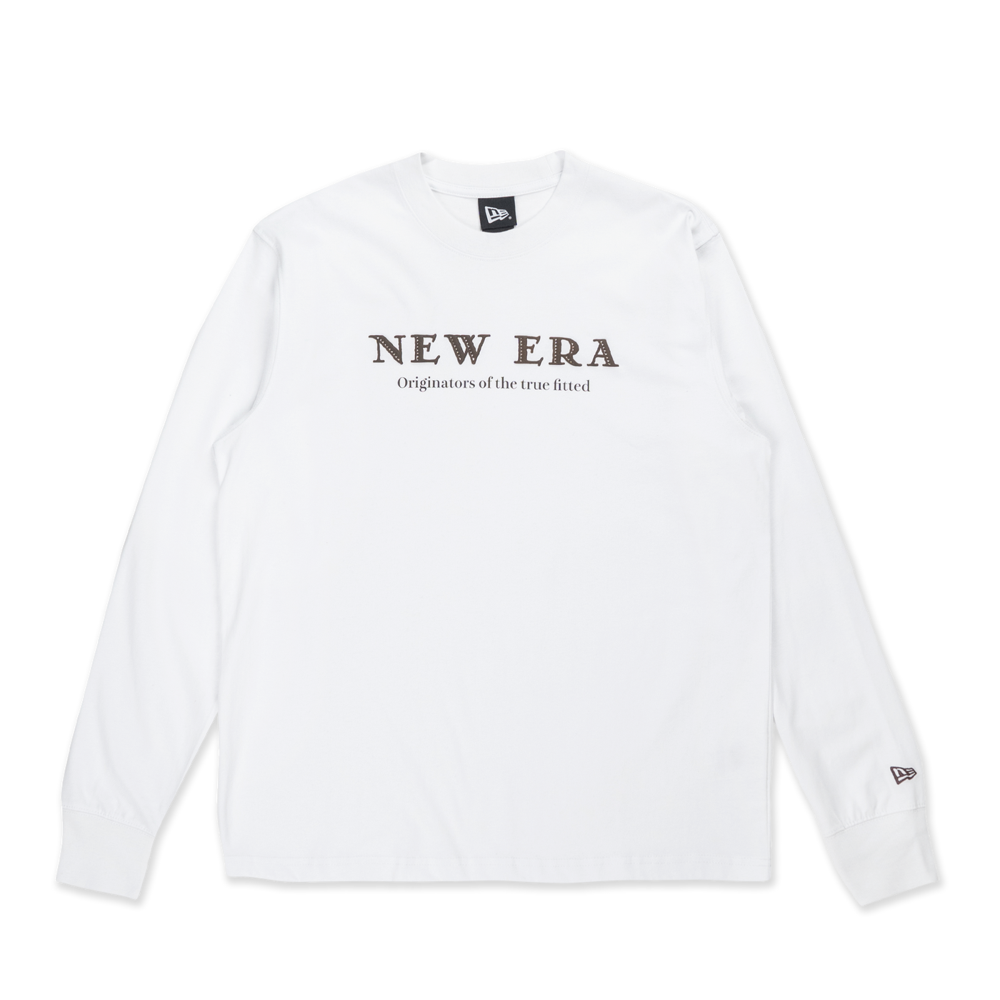 NEW ERA BASIC WHITE LONG SLEEVE T-SHIRT