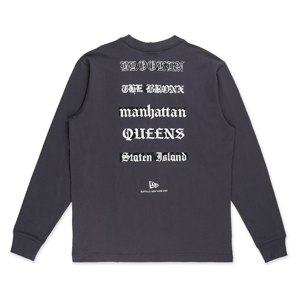 NEW ERA ODE TO NY GRAPHITE LONG SLEEVE T-SHIRT