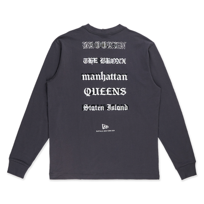 NEW ERA ODE TO NY GRAPHITE LONG SLEEVE T-SHIRT