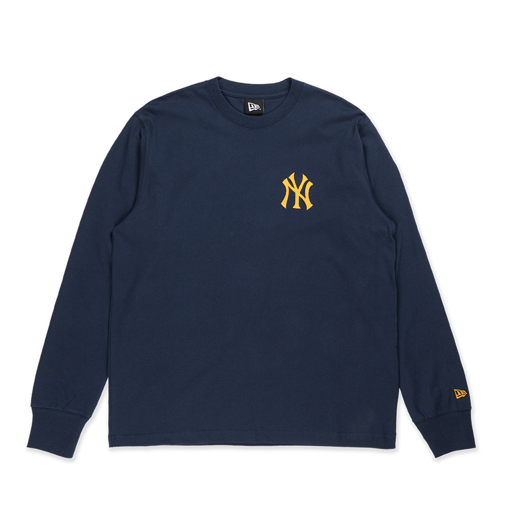 NEW YORK YANKEES COLOR ERA OCEANSIDE BLUE LONG SLEEVE T-SHIRT