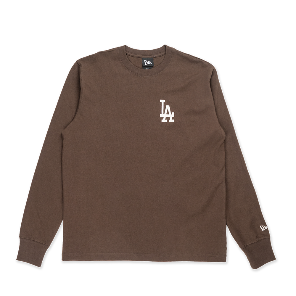 LOS ANGELES DODGERS COLOR ERA CHOCOLATE LONG SLEEVE T-SHIRT