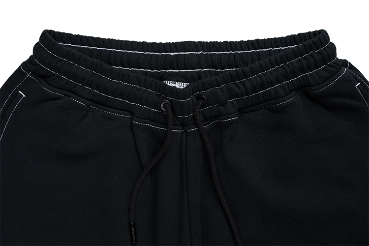 NEW ERA WILD BOTANICA BLACK KNIT SHORTS