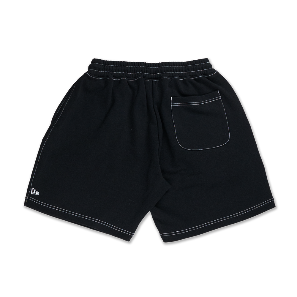 NEW ERA WILD BOTANICA BLACK KNIT SHORTS