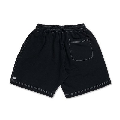 NEW ERA WILD BOTANICA BLACK KNIT SHORTS